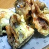 アジの梅肉はさみ揚げ